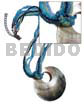 45mm Round Blacklip Shell Pendant
