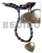 Interwined Glass Beads 45mmx45mm Heart