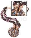 2-3mm Pink Luhuanus Heishe Orange