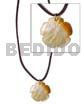 Cord Scallop MOP 30mm Pendant