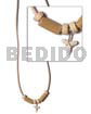 White Wax Cord Bamboo Tube