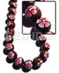 15mm Robles Round Beads Handpainted