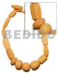 Natural Wood Beads Dyed In