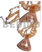 3 Layers Glass Beads/pink Rose