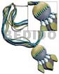 6 Rows 2-3mm Coc Heishe/Pokalet/glass