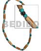 Sig-ed Wood Tube Blue Green