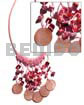 Spaghetti Choker / Dangling Pink