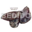 Ra Unpolished Violet Oyster Shells