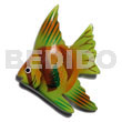Fish Handpainted Wood Refrigerator Magnet