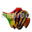 Fish Handpainted Wood Refrigerator Magnet