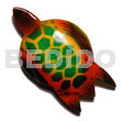 Sea Turtle Handpainted Wood Refrigerator