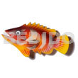 Fish Handpainted Wood Refrigerator Magnet