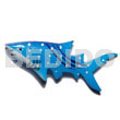 Shark Handpainted Wood Refrigerator Magnet