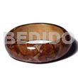 Wood Bangle Laminated Patchwork Ypilypil