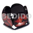 50mm Round Black Resin (