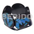 50mm Round Black Resin (