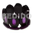 35mmx25mm Oval Black Resin (