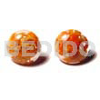 Apple Corals Button Earrings