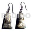 Dangling 25mmx15mm Pyramid Laminated Blacklip