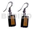 Dangling 20mmx10mm Inlaid Brownlip Bar