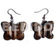 Dangling 25mmx30mm Stone Butterfly