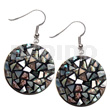 Dangling Flat 35mm Black Round