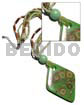 3 Row Pastel Green 2-3mm