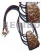 60mmx40mm Textured Wood Pendant In
