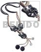 Tassled Shell Chips In Black