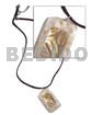 45mmx27mm Rectangular Laminated Brownlip In