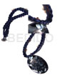 Braided Navy Blue Satin Cord