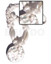 4-5mm White Clam Heishe Troca