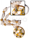 4-5mm White Clam Heishe Troca