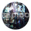 40mm Round Paua Shell Cracking