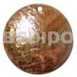 40mm Round Brownlip Shell Cracking