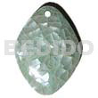 45mmx40mm Diamond Mint Green Hammershell