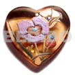 Heart 35mm Transparent Orange Resin