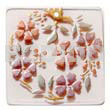Square 35mm Clear White Resin