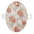 Oval 35mm Clear White Resin