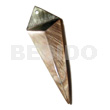 40mmx18mm Laminated Brownlip/blacklip Dagger Resin
