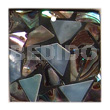 Flat Square Black Resin 25mmx25mm
