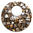 Flat 65mm Round Black Resn
