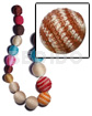 10mm Natural White Round Wood