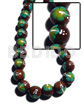 15mm Robles Round Beads Handpainted