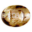 Oval Blacklip Tiger Buckle 84mmx69mm