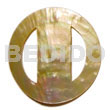 Round MOP Buckle 70mm
