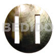 Round Blacklip Buckle 70mm