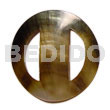 Round Blacklip Buckle 60mm