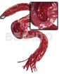 10 Rows Red Glass And
