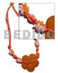 Orange 3 Layer Wax Cord